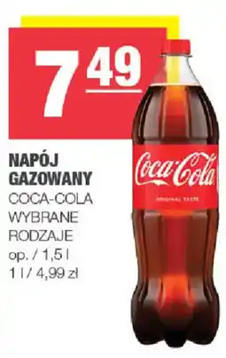 EuroSPAR Napój gazowany Coca-Cola wybrane rodzaje oferta