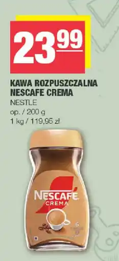 Spar Kawa Rozpuszczalna Nescafe Crema oferta