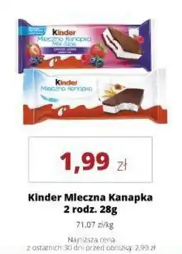 Torimpex Kinder Mleczna Kanapka oferta