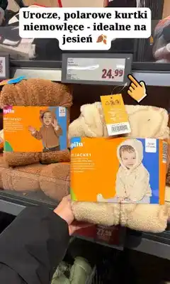 Lidl Kurtka polarowa niemowlęca Lupilu oferta