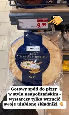 Lidl Spód do pizzy Italiamo Pizza alla Napoletana oferta