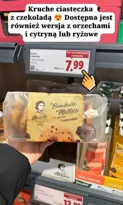 Lidl Kruche ciasteczka Matilde Vicenzi Le Ciambelle z czekoladą oferta