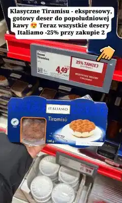 Lidl Deser Tiramisù Italiamo oferta