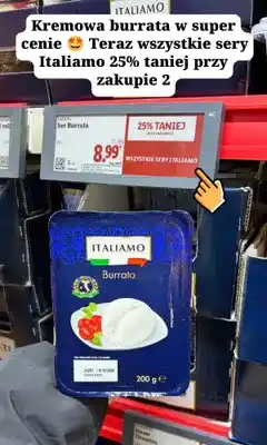 Lidl Ser burrata Italiamo oferta