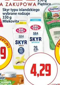 Kupiec Skyr typu islandzkiego wanilia Mlekovita oferta