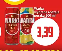 Kupiec Piwo bezalkoholowe Warka Radler Cytryna oferta