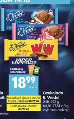 Delikatesy Centrum Czekolada Tiramisu oferta