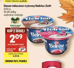 Delikatesy Centrum Deser mleczno-ryżowy Belriso Zott oferta