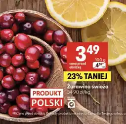 Delikatesy Centrum Żurawina świeża oferta