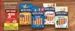 Delikatesy Centrum Parówki Berlinki z serem oferta