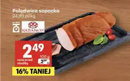 Delikatesy Centrum Polędwica sopocka Kabanos oferta