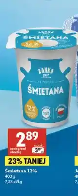 Delikatesy Centrum Śmietana Kanka 12% oferta