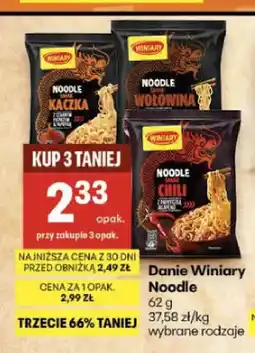 Delikatesy Centrum Danie Winiary Noodle oferta