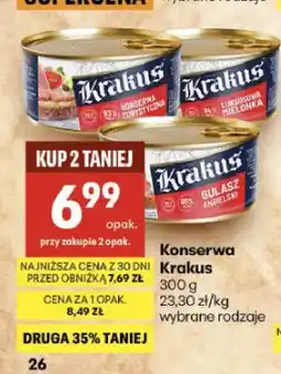 Delikatesy Centrum Konserwa Krakus oferta