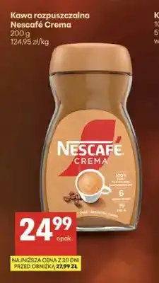 Delikatesy Centrum Kawa rozpuszczalna Nescafé Crema oferta