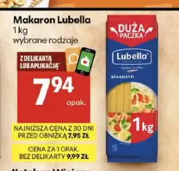 Delikatesy Centrum Makaron Lubella spaghetti oferta