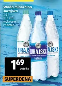 Delikatesy Centrum Woda mineralna gazowana Jurajska lekko oferta