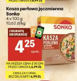Delikatesy Centrum Kasza perłowa jęczmienna Sonko oferta