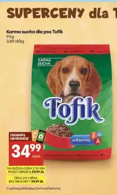 Delikatesy Centrum Karma sucha dla psa Tofik oferta