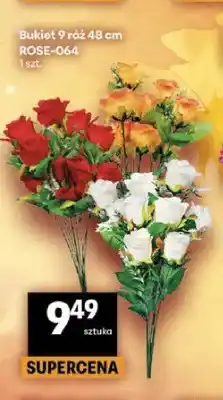Delikatesy Centrum Bukiet 9 róż 48 cm ROSE-064 oferta