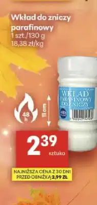 Delikatesy Centrum Wkład do zniczy parafinowy oferta