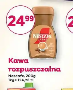 Bliski Kawa rozpuszczalna Nescafe Crema oferta