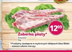 Bliski Żeberka płaty Sokołów oferta