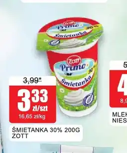 Bingo Śmietanka Zott 30% oferta