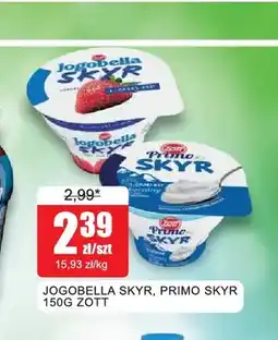Bingo Jogurt Primo Skyr Zott oferta