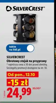 Obrotowy stojak na przyprawy Silvercrest