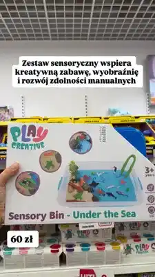 Pepco Zestaw sensoryczny Play Creative Sensory Bin Under the Sea oferta