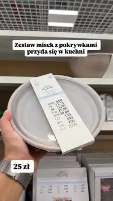 Pepco Zestaw misek kuchennych z pokrywkami Pepco Home oferta