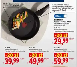Lidl Patelnia z powłoką Ilag i wskaźnikiem nagrzania Ø20 cm Silvercrest oferta