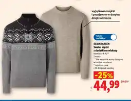 Lidl Sweter męski z dodatkiem wiskozy oferta