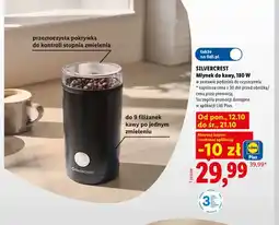 Lidl Młynek do kawy Silvercrest oferta