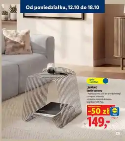 Lidl Stolik kawowy Livarno oferta