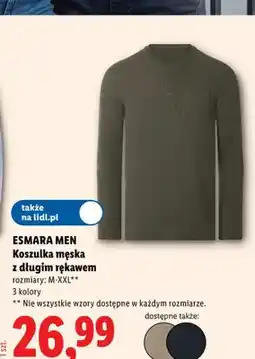 Lidl Koszulka męska z długim rękawem oferta