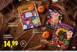 Lidl Książeczka na Halloween kolorowanka oferta