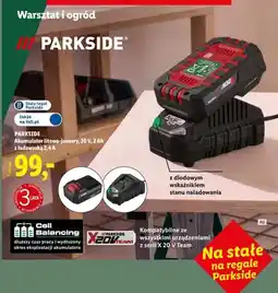 Lidl Akumulator litowo-jonowy z ładowarką Parkside oferta