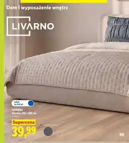 Lidl Narzuta 200x220 cm Livarno oferta