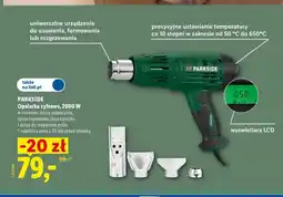 Lidl Opalarka cyfrowa Parkside oferta