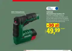 Lidl Akumulatorowy zszywacz Parkside oferta