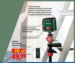 Lidl Laser krzyżowy Parkside oferta