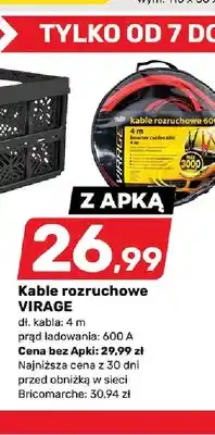 Bricomarche Kable rozruchowe Virage oferta