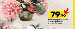 Bricomarche Kompozycja kwiatowa w misie premium oferta