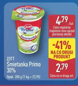 ALDI Śmietanka Zott oferta