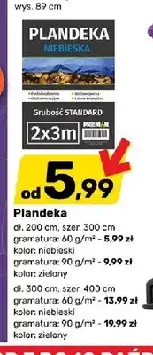 Bricomarche Plandeka 200x300 cm 60 g/m² niebieska Premar oferta