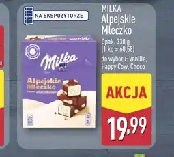 ALDI Mleczko alpejskie Alpejskie Mleczko oferta