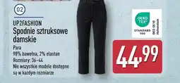 ALDI Spodnie sztruksowe Up2Fashion oferta