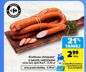 Carrefour Kiełbasa Z Naszej Wędzarni oferta